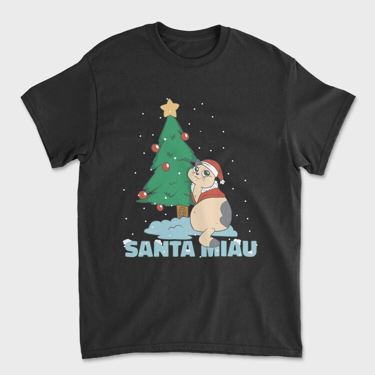 Tricou Barbati (Unisex), Chistmas Cat