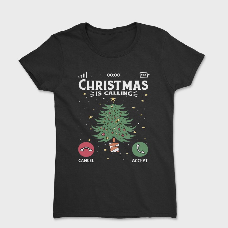 Tricou Femei, Christmas Call