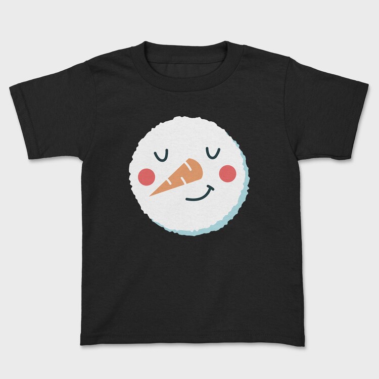 Tricou Copii, Christmas Snowman Faces 10