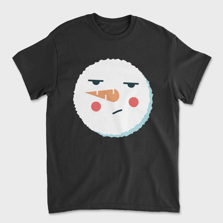 Tricou Barbati (Unisex), Christmas Snowman Faces 9