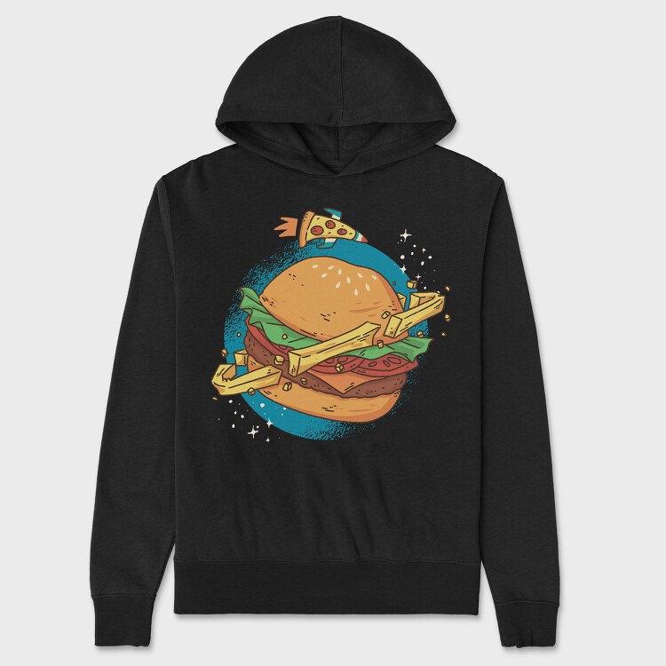 Burger Planet, Hanorac Oversize Barbati (Unisex)