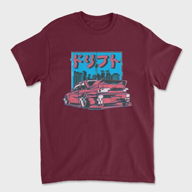 City Glitch Car, Tricou Barbati (Unisex)