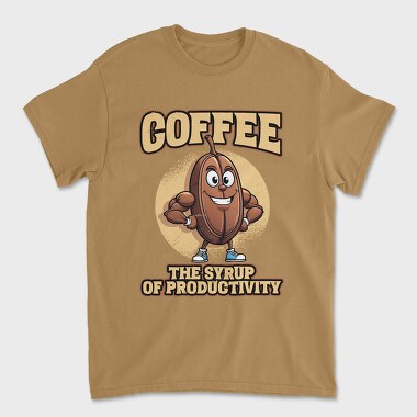 Coffee the Syrup of Productivity, Tricou Barbati (Unisex)