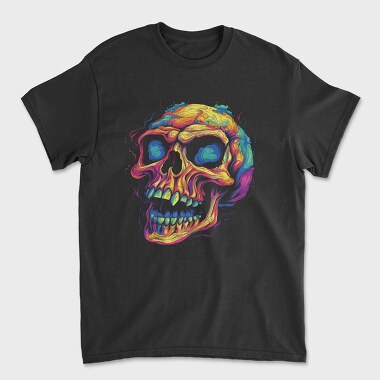 Colorful Skull, Tricou Barbati (Unisex)