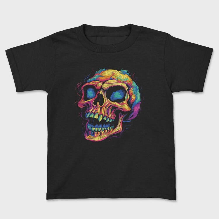 Colorful Skull, Tricou Copii