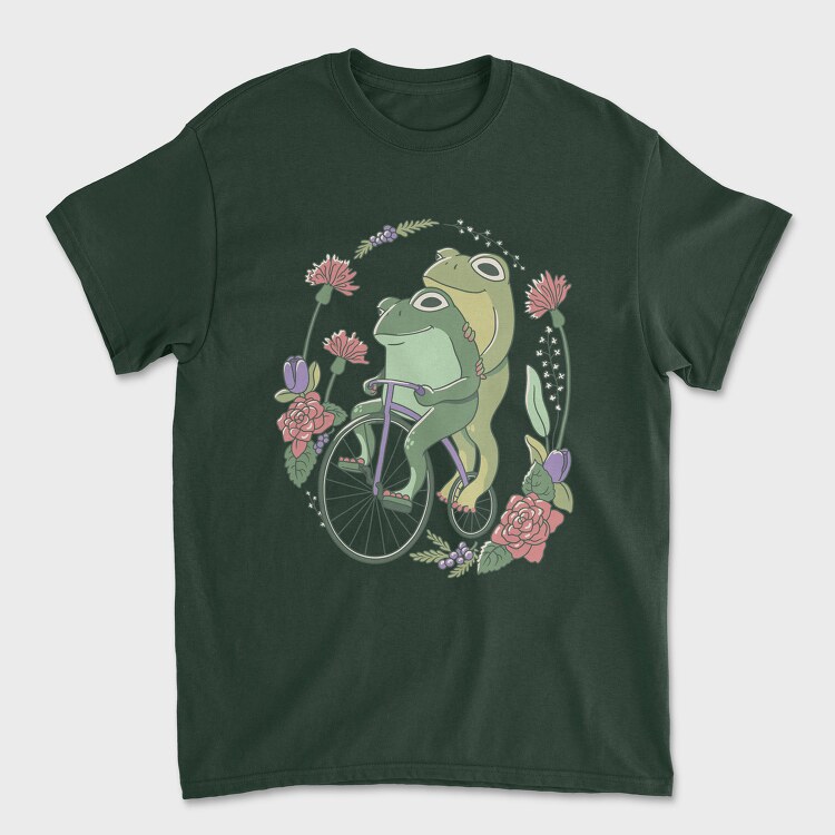 Cottagecore Frogs, Tricou Barbati (Unisex)