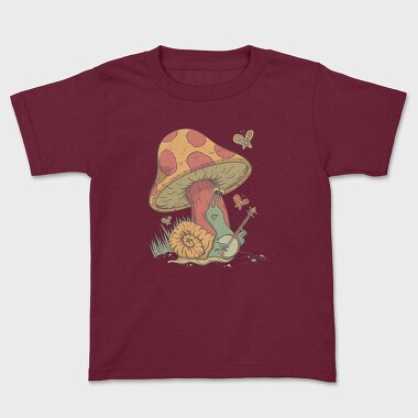 Cottagecore Snail, Tricou Copii