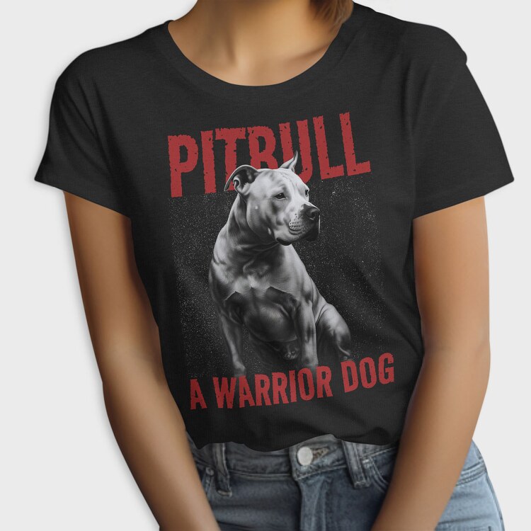 Pitbull Warrior Dog, Tricou Femei