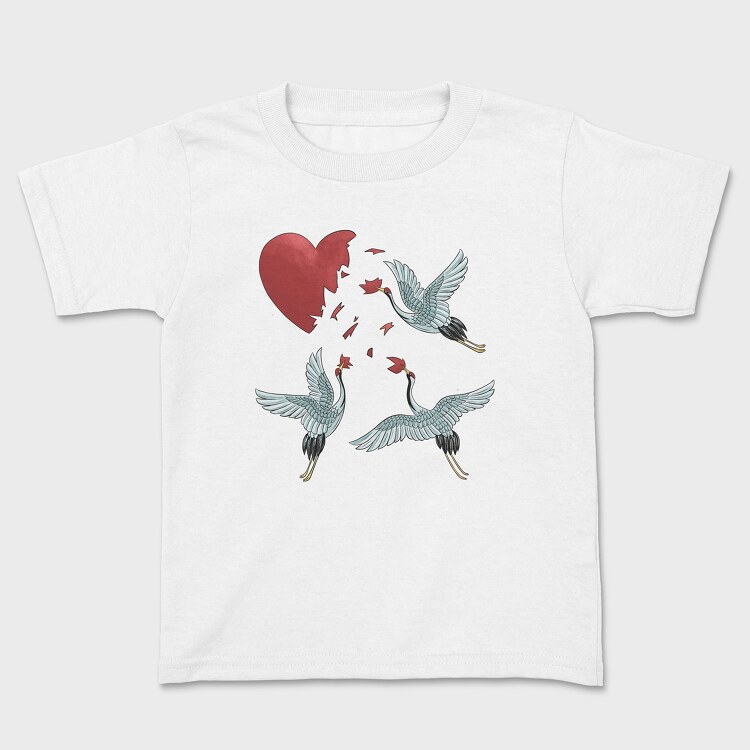 Tricou Copii, Crane Broken Heart