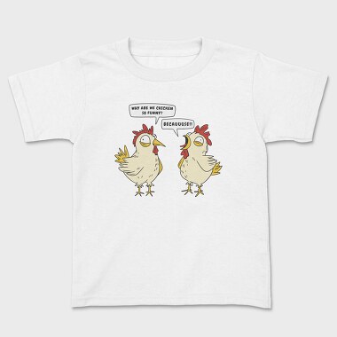 Tricou Copii, Crazy Funny Chickens