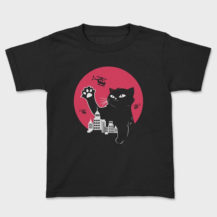 Cute Catzilla, Tricou Copii