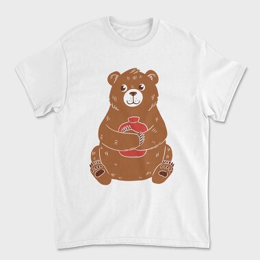 Cute Hot Water Bear, Tricou Barbati (Unisex)