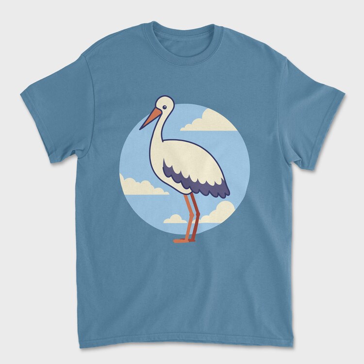 Tricou Barbati (Unisex), Cute Stork