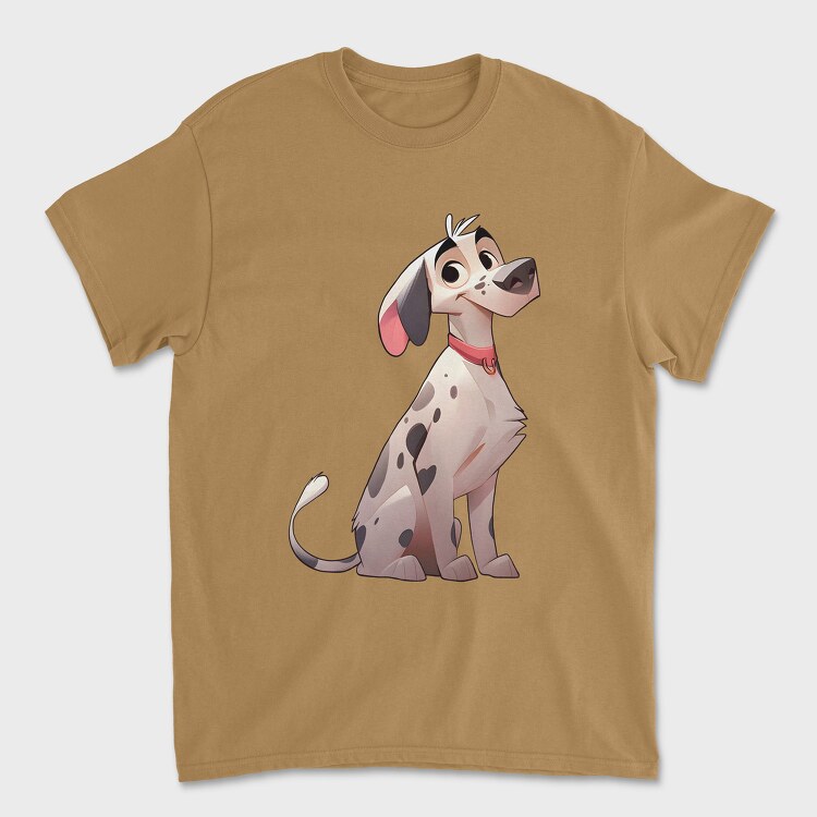 Tricou Barbati (Unisex), Dalmata Dog Cartoon