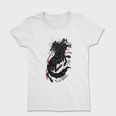 Dark Wolf Skull, Tricou Femei