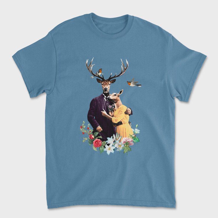 Tricou Barbati (Unisex), Deers Couple