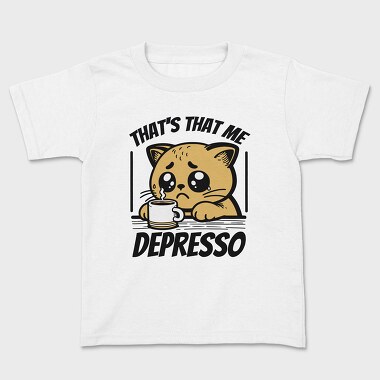 Depresso Cat, Tricou Copii