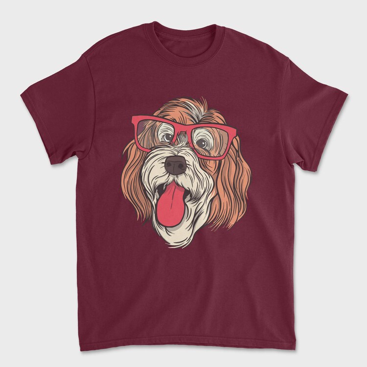 Tricou Barbati (Unisex), Dog Bernedoodle