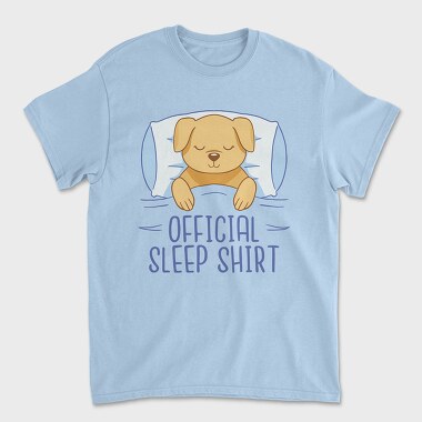 Tricou Barbati (Unisex), Dog Official Sleep Shirt