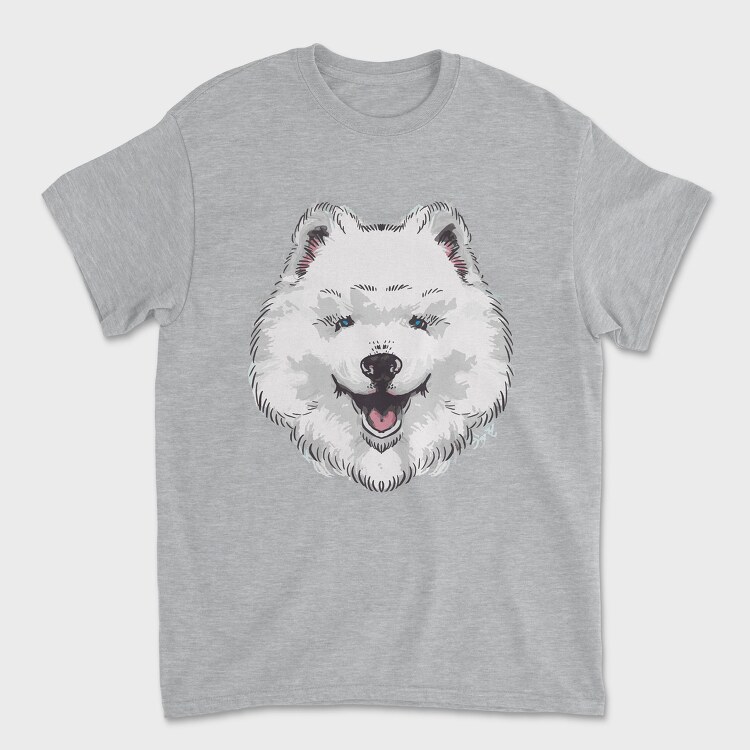 Tricou Barbati (Unisex), Dog Samoyed