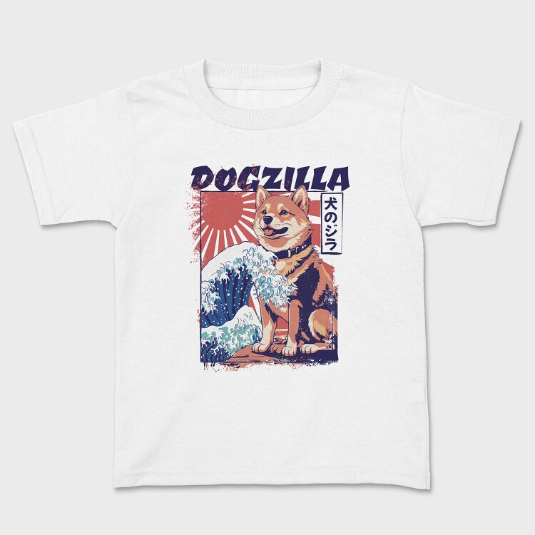 Dogzilla Retro Japanese, Tricou Copii