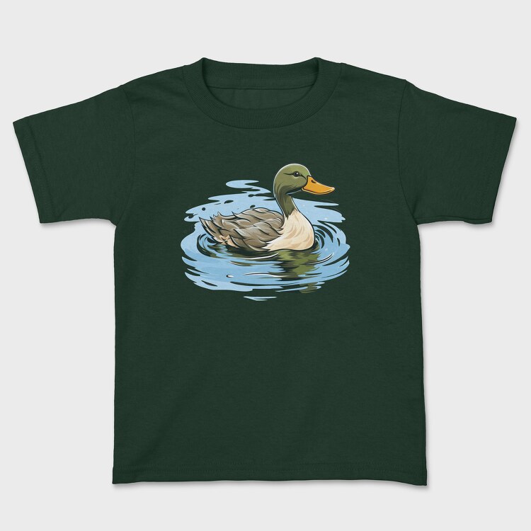 Tricou Copii, Duck on Water