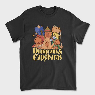 Tricou Barbati (Unisex), Dungeons and Capybaras