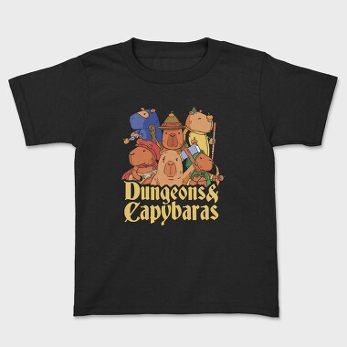 Tricou Copii, Dungeons and Capybaras