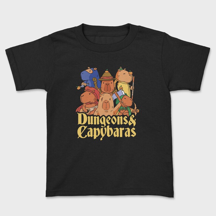 Dungeons and Capybaras, Tricou Copii