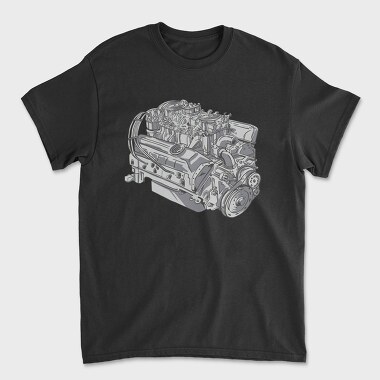 Engine, Tricou Barbati (Unisex)