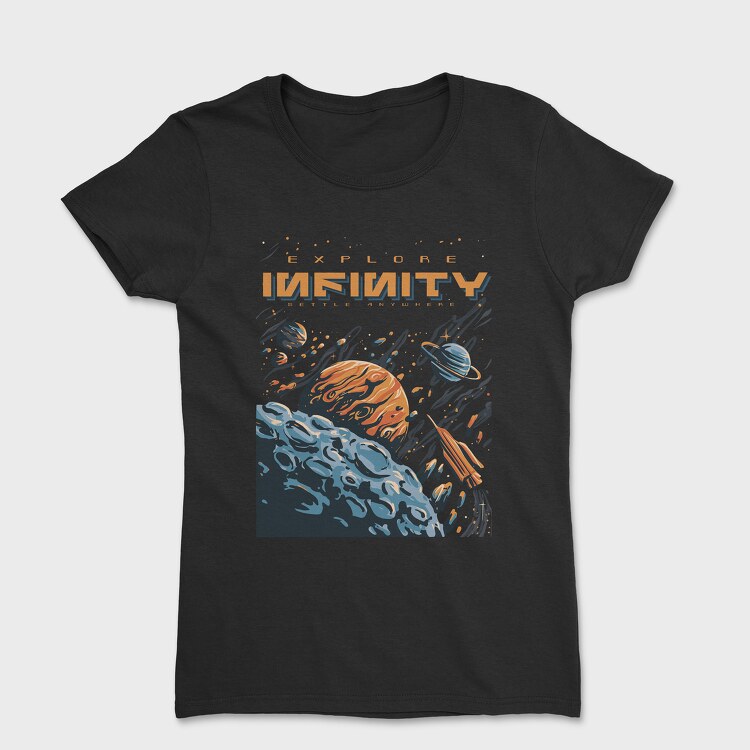 Tricou Femei, Explore Infinity Settle Anywhere