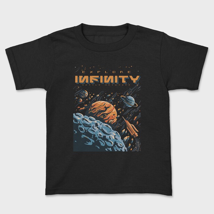 Tricou Copii, Explore Infinity Settle Anywhere