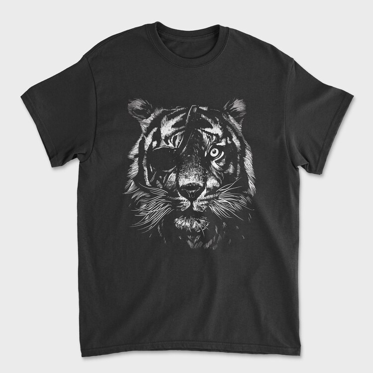 Eyepatch Tiger, Tricou Barbati (Unisex)