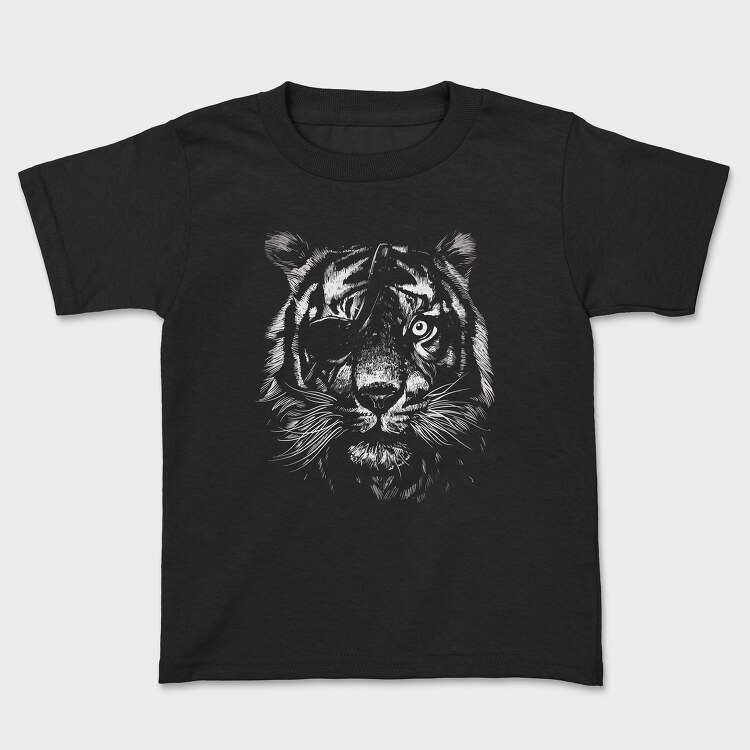 Tricou Copii, Eyepatch Tiger