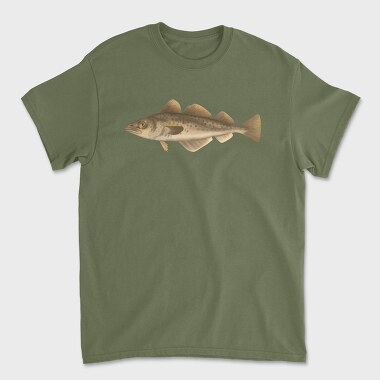 Fish Gadus Morhua, Tricou Barbati (Unisex)