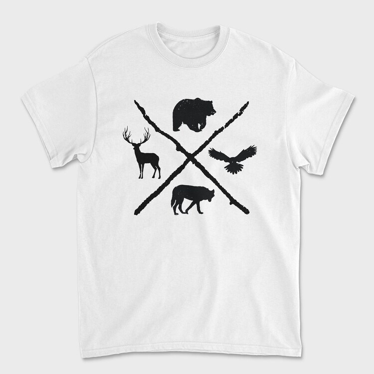 Tricou Barbati (Unisex), Forest Animals