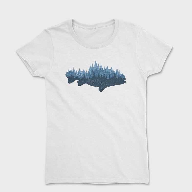 Tricou Femei, Forest Fish