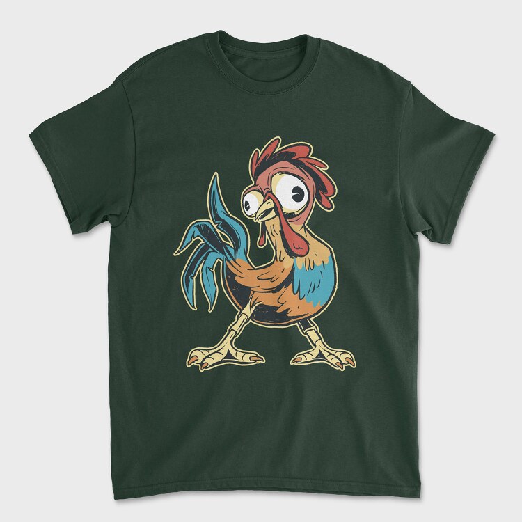 Funny Rooster, Tricou Barbati (Unisex)