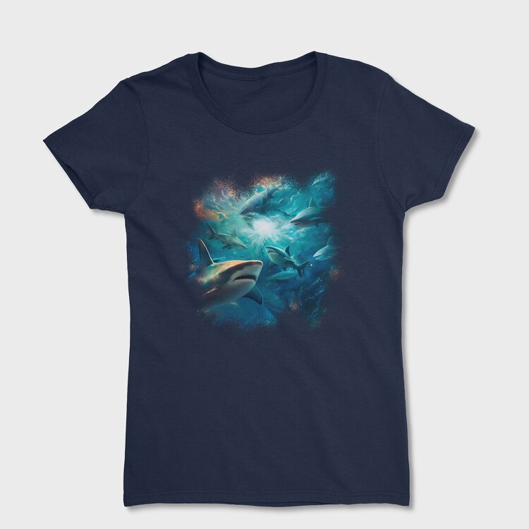 Tricou Femei, Galaxy of Sharks