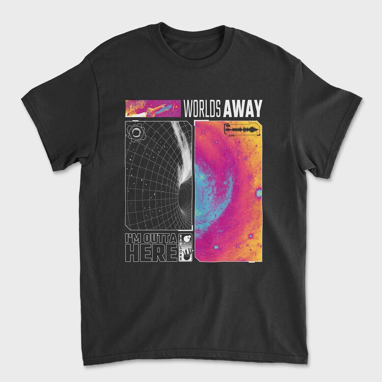 Tricou Barbati (Unisex), Galaxy Worlds Away