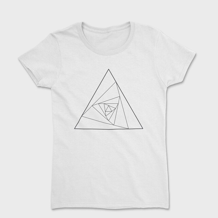 Tricou Femei, Geometric Triangle