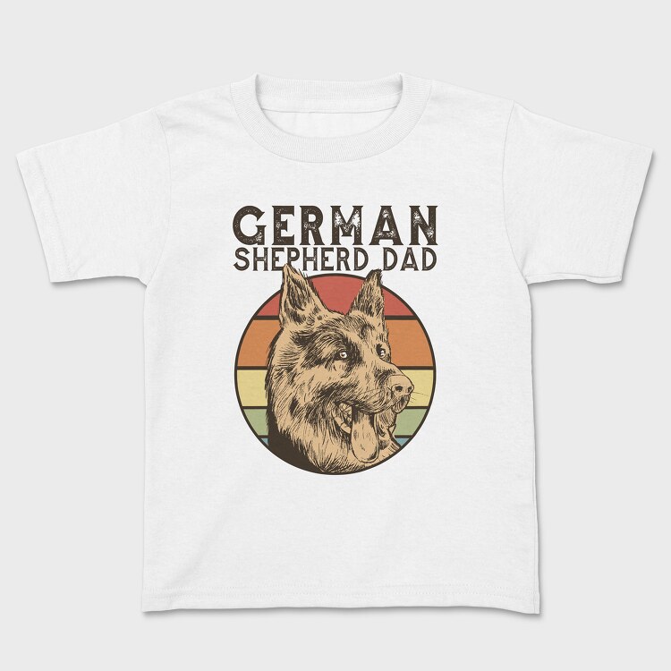 Tricou Copii, German Shepherd Dad