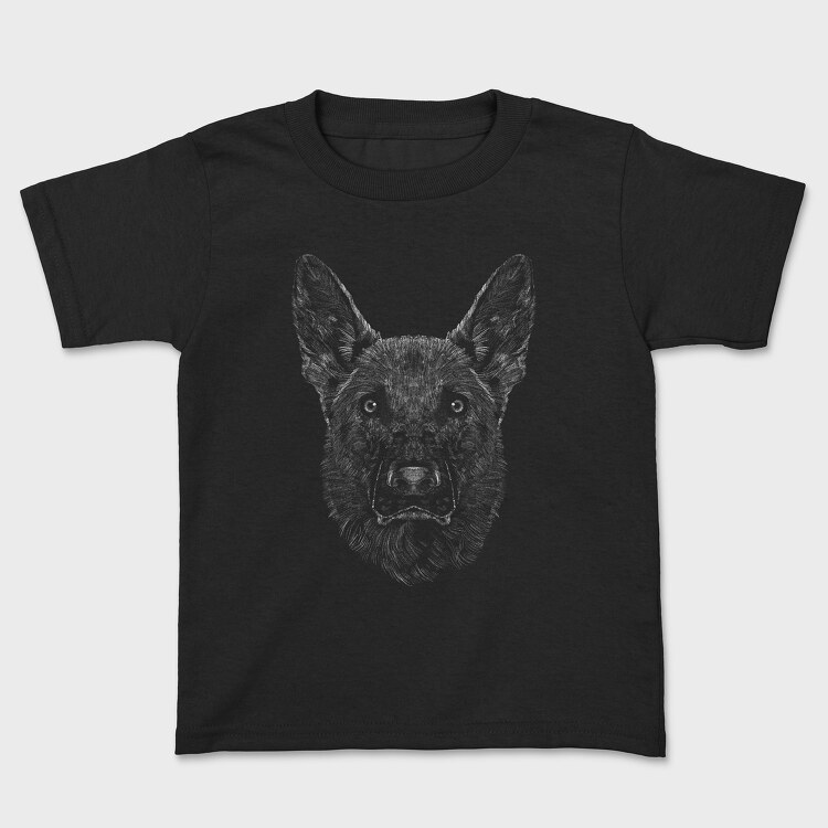 Tricou Copii, German Shepherd Portrait