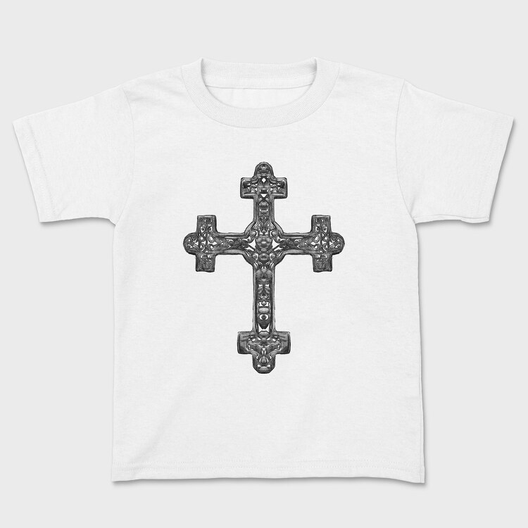 Tricou Copii, Germanic Cross Handdrawn