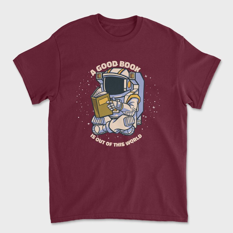 Tricou Barbati (Unisex), Good Book Astronaut