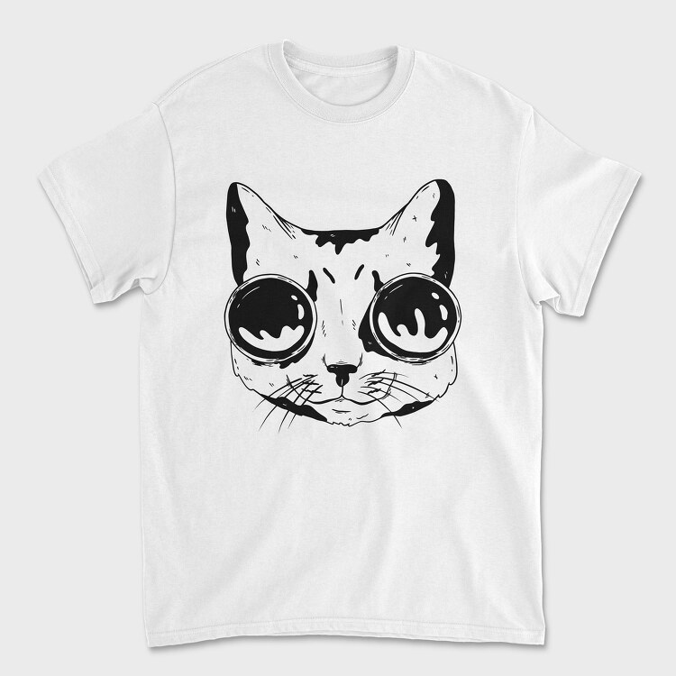 Googles Cat, Tricou Barbati (Unisex)