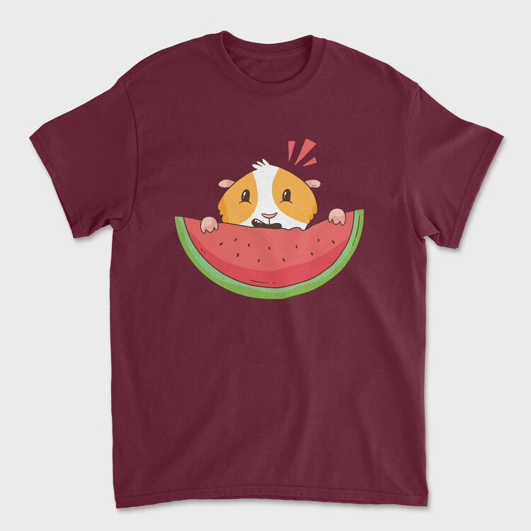 Tricou Barbati (Unisex), Guinea Pig Watermelon