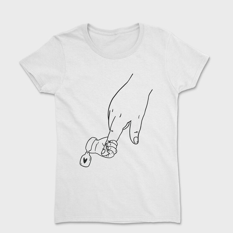 Hands Holding Baby, Tricou Femei