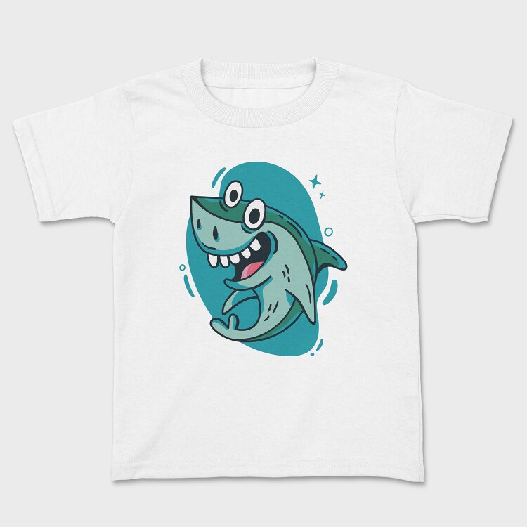 Happy Shark Cartoon, Tricou Copii