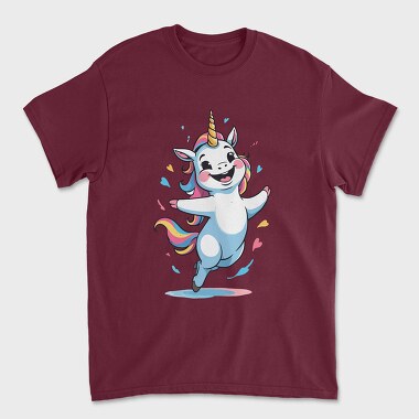 Happy Unicorn, Tricou Barbati (Unisex)